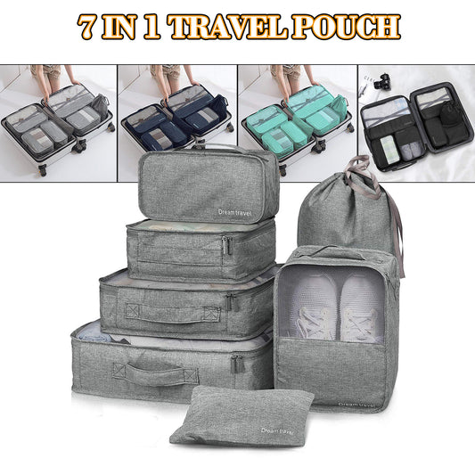 7pcs Packing Cubes Luggage