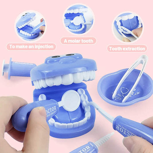 Smile Dentist Kit for Kids Role Play Toys for 3+Year Old