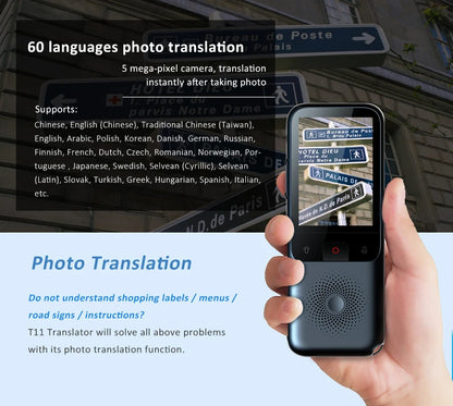 T11 Portable Audio Translator 138 Language Smart Translator