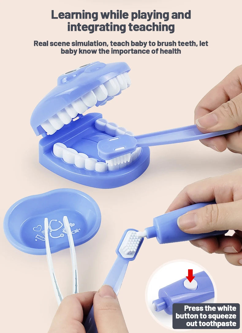 Smile Dentist Kit for Kids Role Play Toys for 3+Year Old