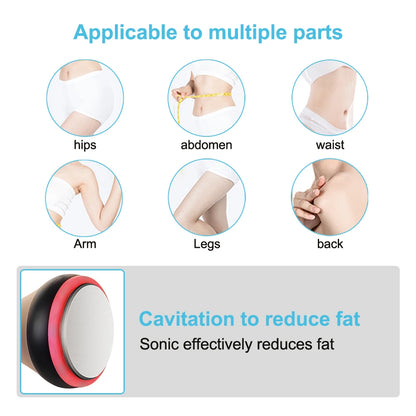 Ultrasonic Cavitation Machine, Fat Removal Facial and Body Lifting Skin Tightening Weight Loss Cellulite Massager