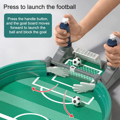 Tabletop Football Game Set, Mini Table Soccer Game with 6 Footballs Desktop Interactive Soccer Game Toy Worlds Cup Gift Christmas Birthday Family Party Game for Kids Adults
