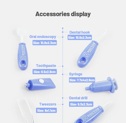 Smile Dentist Kit for Kids Role Play Toys for 3+Year Old
