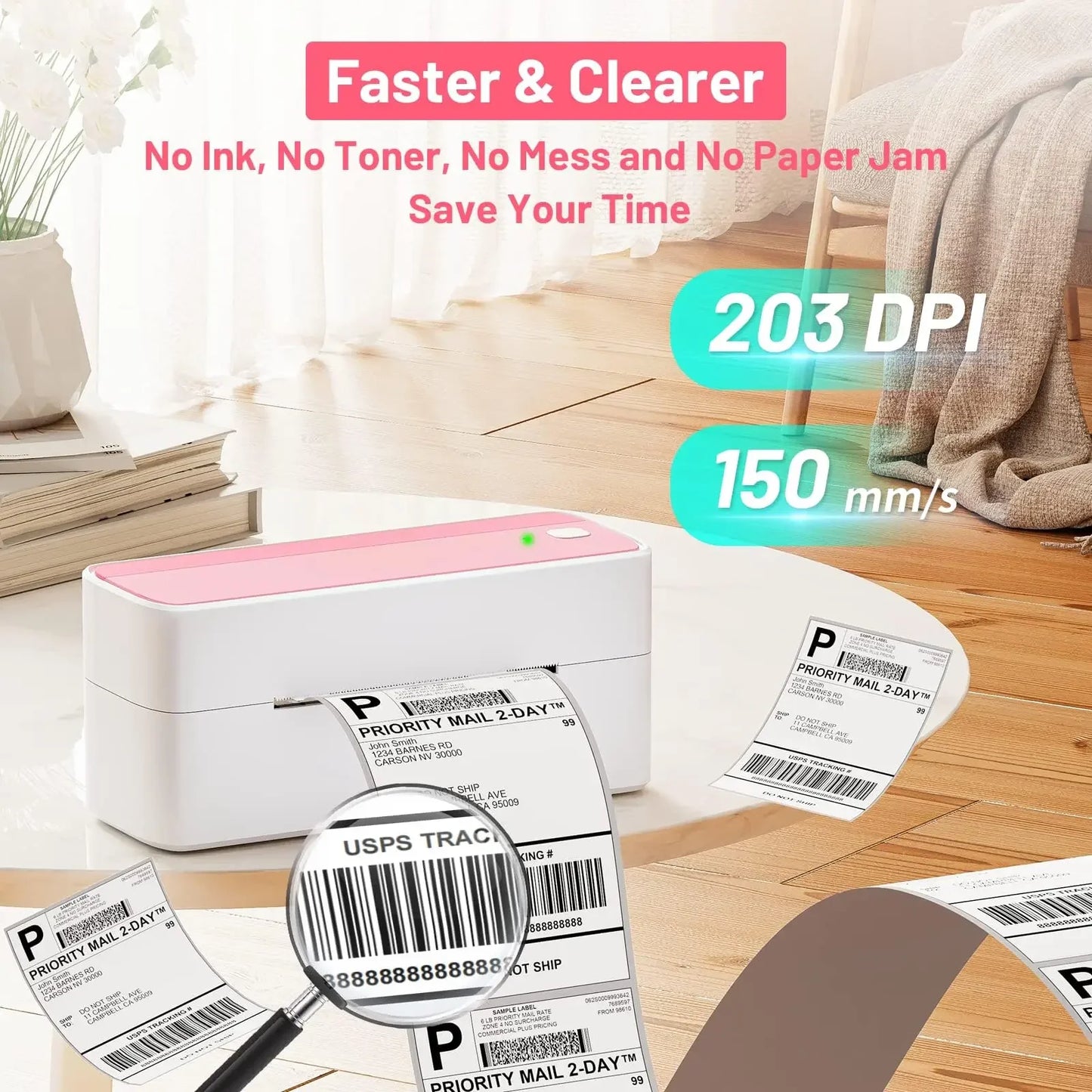 Phomemo 241 Bluetooth Thermal Label Printer Wireless