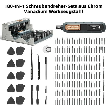 Screwdriver Set Magnetic 180 in 1 Precision