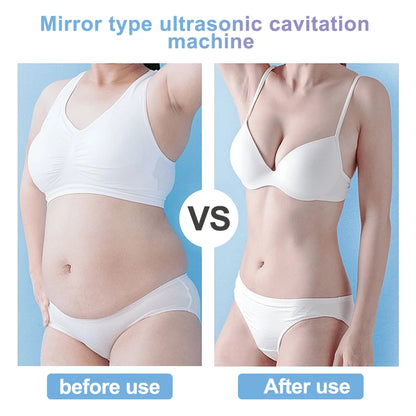 Ultrasonic Cavitation Machine, Fat Removal Facial and Body Lifting Skin Tightening Weight Loss Cellulite Massager