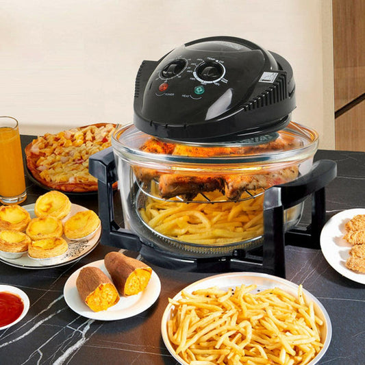 Air Fryer Halogen Convection Oven 1400W Electric Multi Function Cooker 12L / 17L